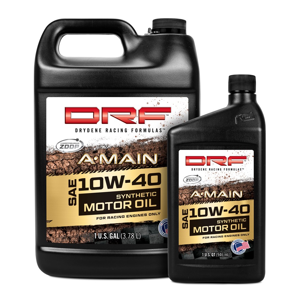Drydene DRF A-Main Synthetic 10W-40 Racing Oil