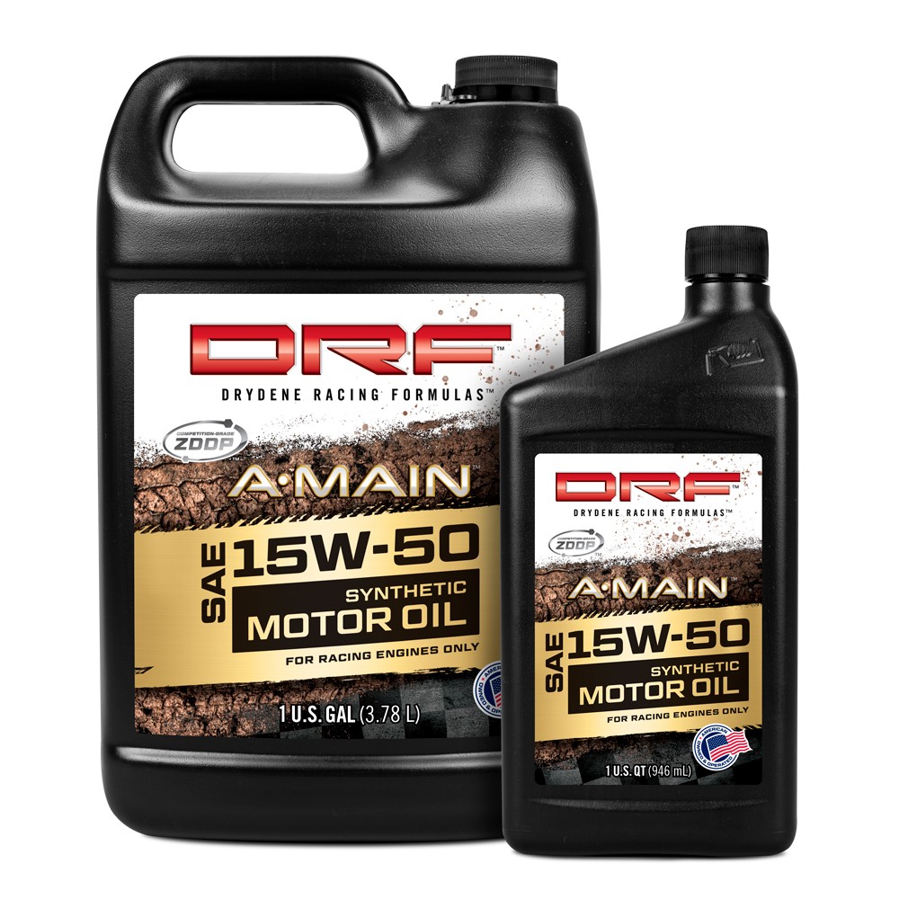 Drydene DRF A-Main Synthetic 15W-50 Racing Oil
