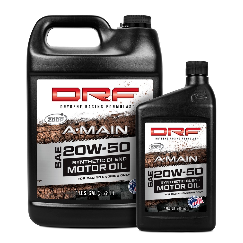 Drydene DRF A-Main Synthetic Blend 20W-50 Racing Oil